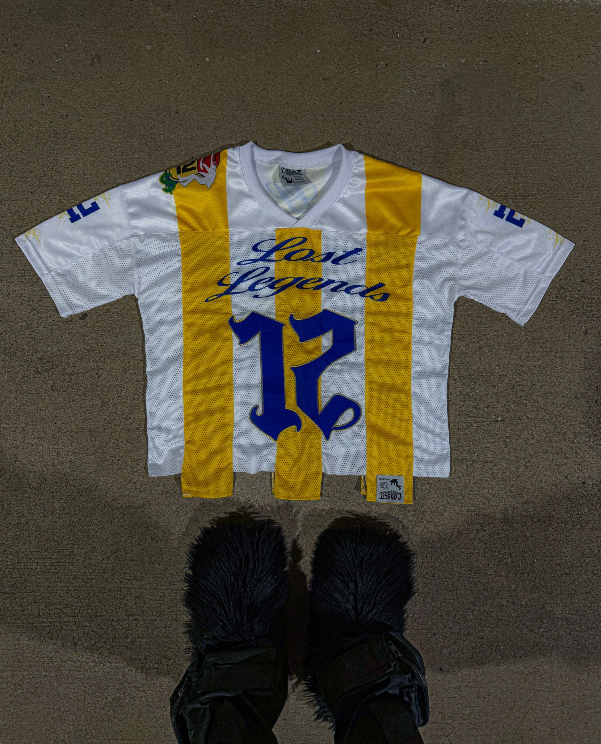 Stepper University Jersey White/Gold